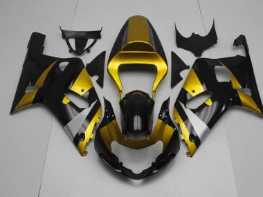 01-03 Nero Lucido & Oro GSXR 600-750 Carena
