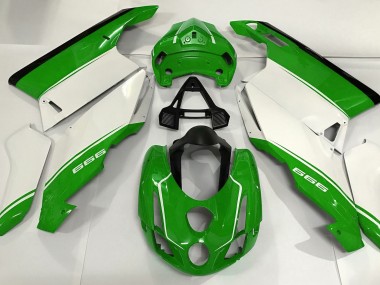 03-04 Bianco Verde & Nero Ducati 749 999 Carena