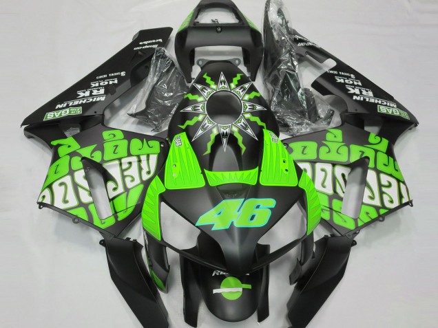 03-04 Slime Verde Rossi Repsol CBR600RR Carena 03-04 Slime Verde Rossi Repsol CBR600RR Carena