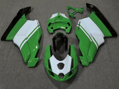 03-04 Verde Lucido & Bianco Ducati 749 999 Carena