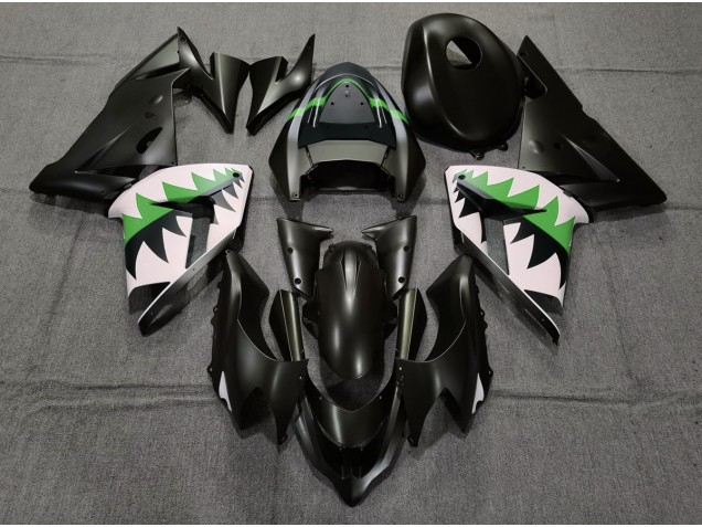 04-05 Nero Opaco & Verde ZX10R Carena 04-05 Nero Opaco & Verde ZX10R Carena