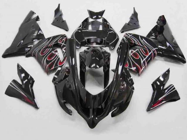 04-05 Rosso Nero Fiamma ZX10R Carena 04-05 Rosso Nero Fiamma ZX10R Carena