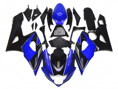 05-06 Nero & Blu Lucido Con Argento GSXR 1000 Carena
