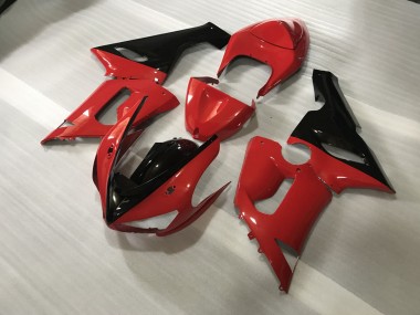 05-06 Rosso & Nero Personalizzati ZX6R Carena
