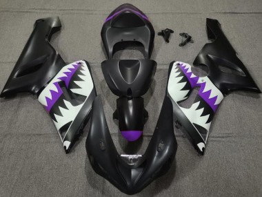05-06 Squalo Nero Opaco & Viola ZX6R Carena