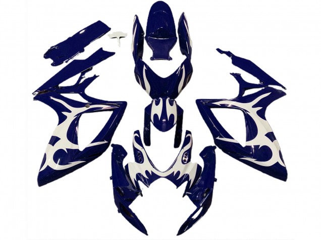 06-07 Design Blu Scuro & Bianco GSXR 600-750 Carena 06-07 Design Blu Scuro & Bianco GSXR 600-750 Carena