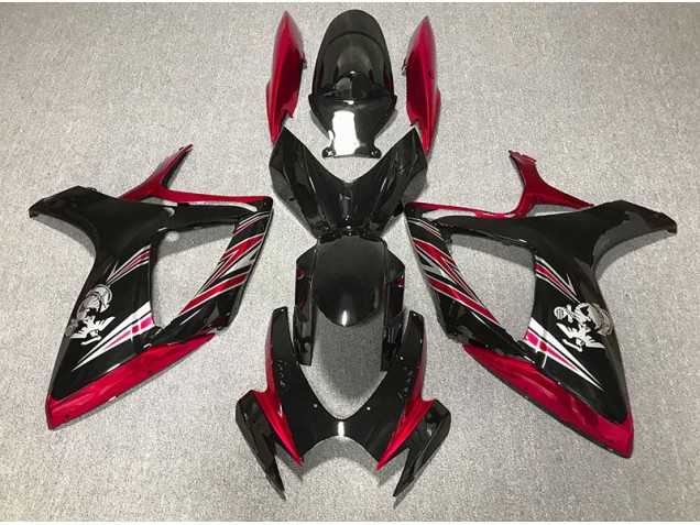 06-07 Design Rosso Lucido & Nero GSXR 600-750 Carena 06-07 Design Rosso Lucido & Nero GSXR 600-750 Carena