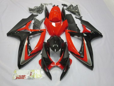 06-07 Rosso & Nero GSXR 600-750 Carena