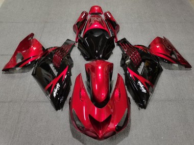 06-11 Rosso Fuoco & Nero ZX14R Carena
