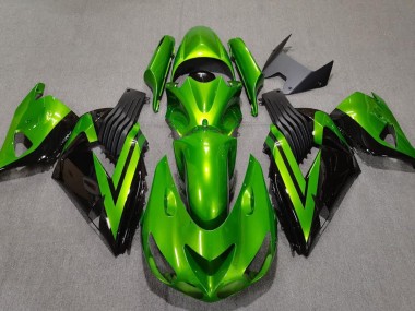 06-11 Verde Brillante & Nero ZX14R Carena