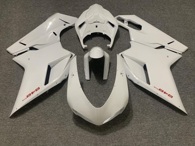 07-14 Bianco Lucido Ducati 848 1098 1198 Carena 07-14 Bianco Lucido Ducati 848 1098 1198 Carena