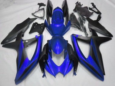 08-10 Blu Opaco Senza R GSXR 600-750 Carena