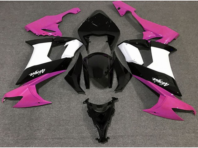 08-10 Rosa Lucido Bianco & Nero ZX10R Carena 08-10 Rosa Lucido Bianco & Nero ZX10R Carena