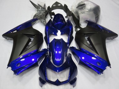 08-12 Blu & Nero Opaco Ninja 250 Carena