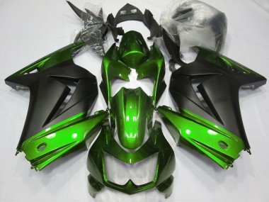 08-12 Verde & Nero Opaco Ninja 250 Carena
