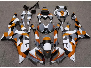 08-16 Arancione Camo Tinta Unita R6 Carena