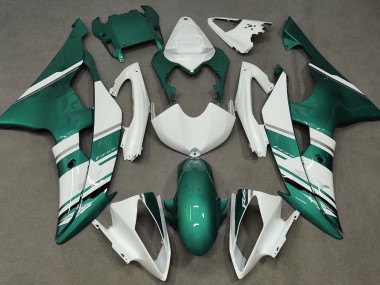 08-16 Stile Bianco Lucido & Verde Schiuma Di Mare OEM R6 Carena