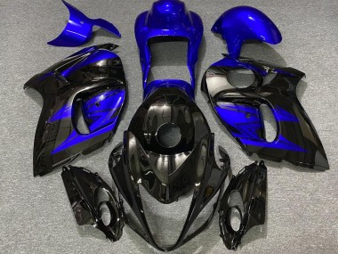 08-20 Nero Lucido & Blu Profondo GSXR 1300 Carena