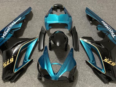 09-12 Azzurro Lucido & Nero Daytona 675 Carena