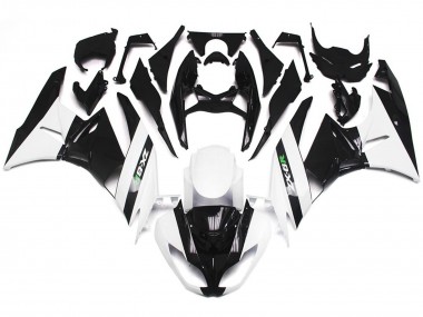 09-12 Bianco Lucido & Nero Lucido ZX6R Carena