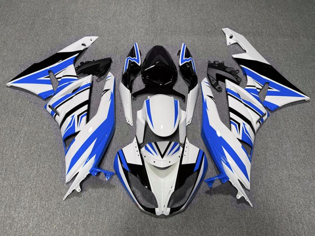 09-12 Blu Bianco & Nero Zag ZX6R Carena 09-12 Blu Bianco & Nero Zag ZX6R Carena