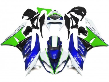 09-12 Blu Profondo Verde & Bianco ZX6R Carena
