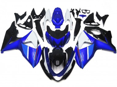 09-16 Solido Nero Lucido Blu Bianco GSXR 1000 Carena