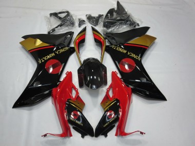 11-12 Konica Minolta Rosso Nero & Oro CBR600F Carena