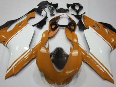 11-14 Arancio Lucido Bianco & Nero Ducati 1199 Carena