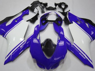 11-14 Blu Lucido Bianco & Nero Ducati 1199 Carena