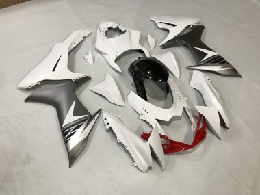 11-24 Bianco Lucido & Argento Opaco GSXR 600-750 Carena
