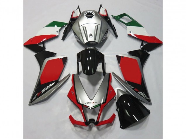 12-15 Argento & Rosso RS4 125 Carena 12-15 Argento & Rosso RS4 125 Carena