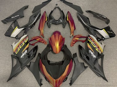 18-23 Arancio & Grigio Liquidi Ninja 400 Carena