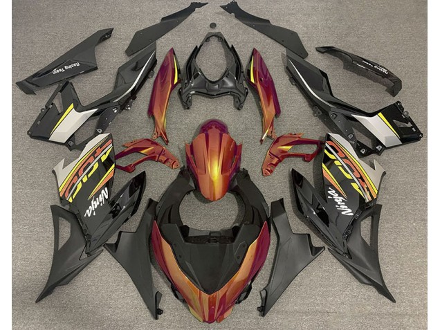 18-23 Arancio & Grigio Liquidi Ninja 400 Carena 18-23 Arancio & Grigio Liquidi Ninja 400 Carena