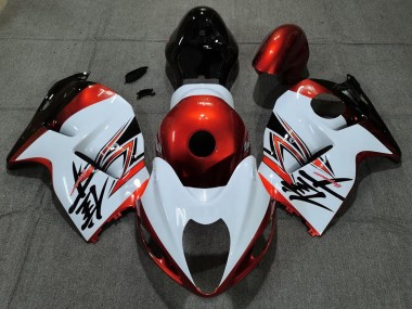 97-07 Bianco Lucido & Arancione GSXR 1300 Carena